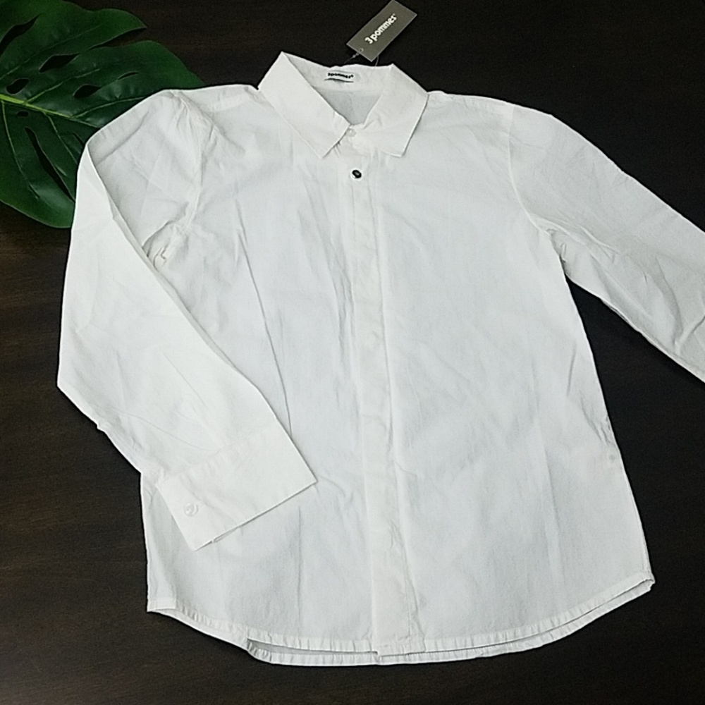 3pommes Boys Button Down Shirt